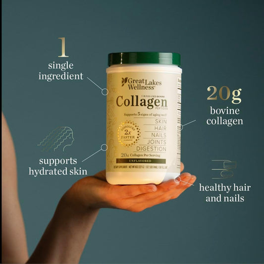 Great Lakes Wellness Collagen Peptides Powder for Skin